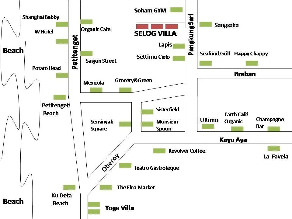 3Br Villa4 Oberoi Seminyak,18M Walk To The Beach